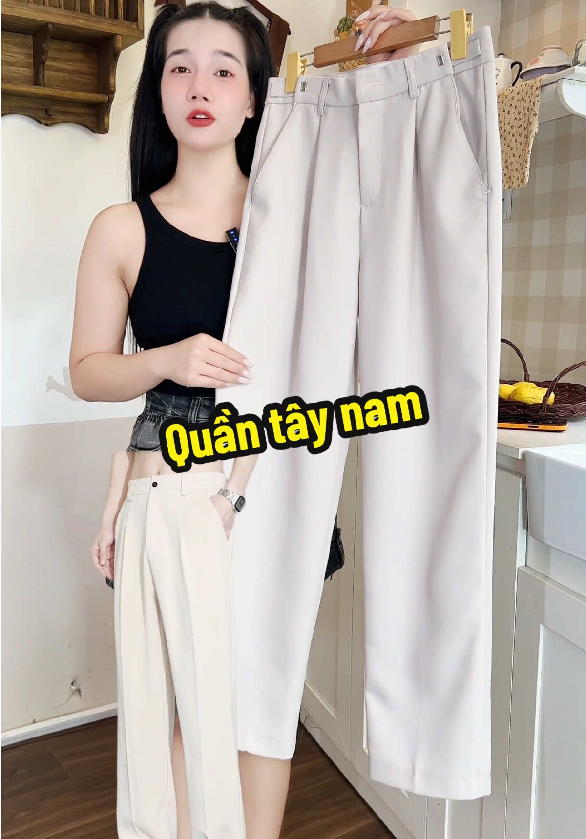 #quantaynam dáng suông có rút eo dành cho anh zai #quantay #quanaunam #quanaonam #thoitrangnam 