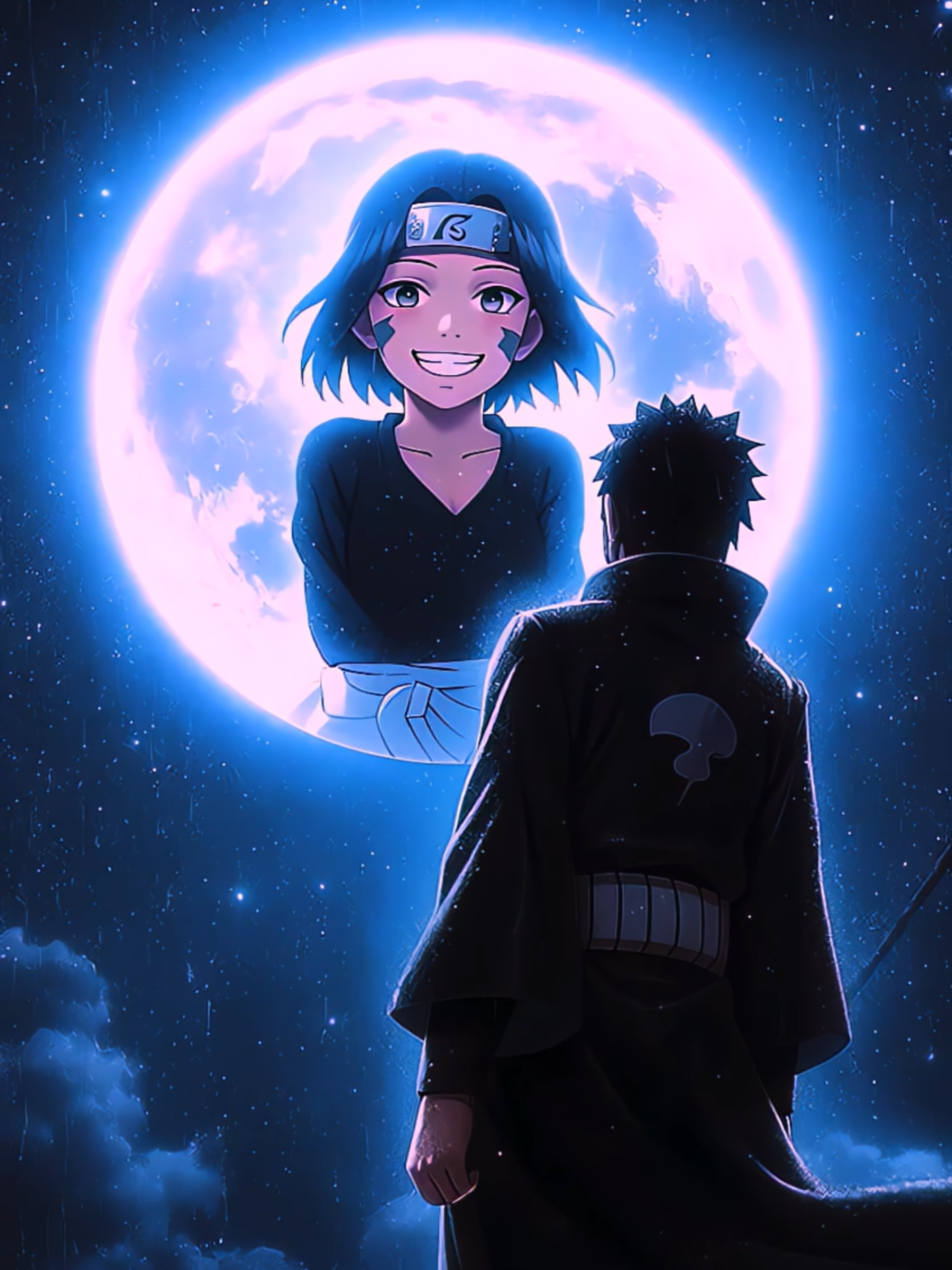 Obito. #narutoshippuden #obitouchiha #rin #moon