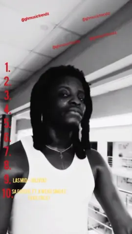 Top 10 songs in Ghana... #tiktok #trendingmusic @Kweku Arthur  @𝓓𝓪𝓿𝓲𝓭 𝓑𝓽𝔀 𝓑𝓪𝓬𝓴𝓾𝓹  @𝐃𝐀𝐕𝐈𝐃 𝐁𝐓𝐖💎  @𝐊𝐖𝐄𝐊𝐔 𝐋𝐈𝐍𝐊𝐈𝐍𝐆 𝟔💎 @Ejiyk @redfoxstudios @DJ Shinski @DJ SWITCH GHANA🇬🇭 🇺🇸🇬🇧🎶 @TheGaBrit🇬🇭🇬🇧 @KING BALANCE🤴 @SpeedTalksMusic🎼🖤 @Lasmid @Kweku Smoke @Sarkodie @🫒OLIVETHEBOY💚 @Beeztrap KOTM @Shatta wale @Wendy Shay @BLACKO _ VIBEZ(4GEDA4EVER)🇬🇭 @BLACKO #top #top10 
