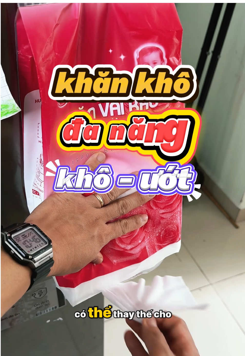 Quá tiện lợi | 1 bịch khăn dùng cho nhiều mục đích khác nhau | Khăn khô đa năng có thể dùng khô hoặc ướt Nelly #khankhodanang #khankhodungmotlan #anhkythuatreview 