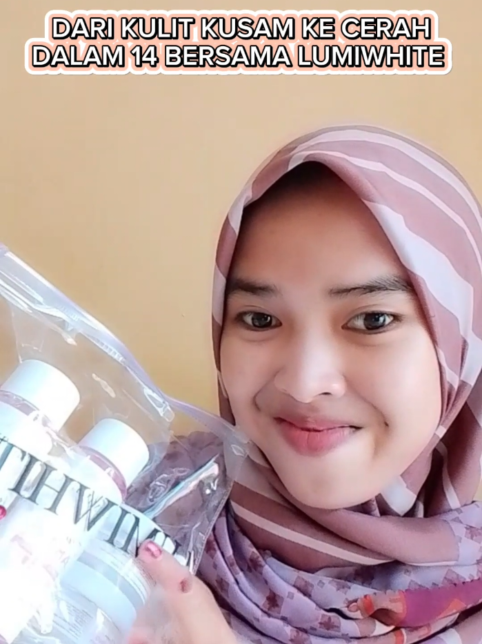 Hi guys, ikutin cerita aku 14 hari cerah tanpa drama bersama🤩🫶😍 @lumiwhiteofficialshop @lumiwhiteskincare @lumiwhiteindonesia  #14HariCerahTanpaDrama #WajahLebihCerah 
 #PercayaDiriNambah #Lumiwhite #FeelTheBright  @influencer.circle 