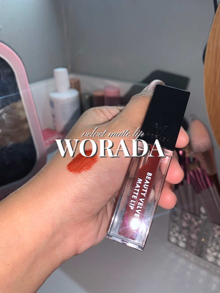 worada velvet matte lip! 😍 #worada #mattelip #velvet 