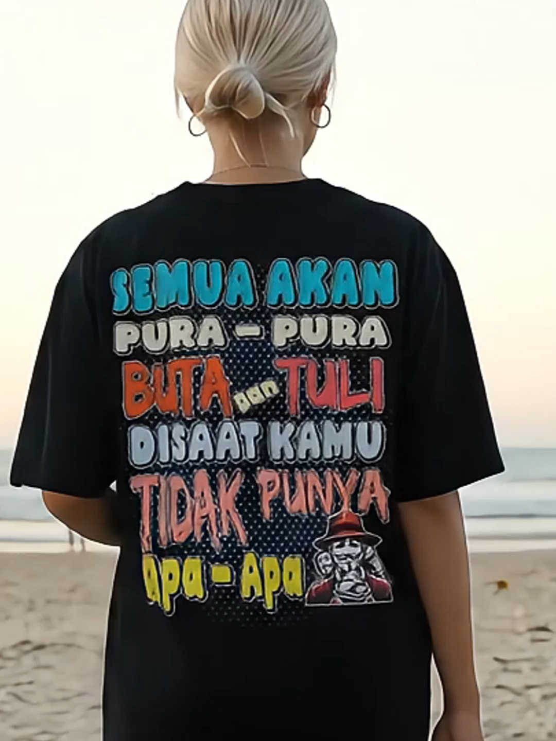 Bukan sekadar kaos, ini adalah pernyataan diri. Motif kata-kata unik, lucu, dan inspiratif — cocok buat kamu yang suka tampil beda! #kaos #kaosmurah #kaosviral #kaosdistro #kaosoversize #kaoskatakata