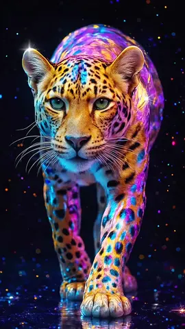 Celestial leopard live wallpaper #wavelivewallpapers #livewallpaper #leopard 