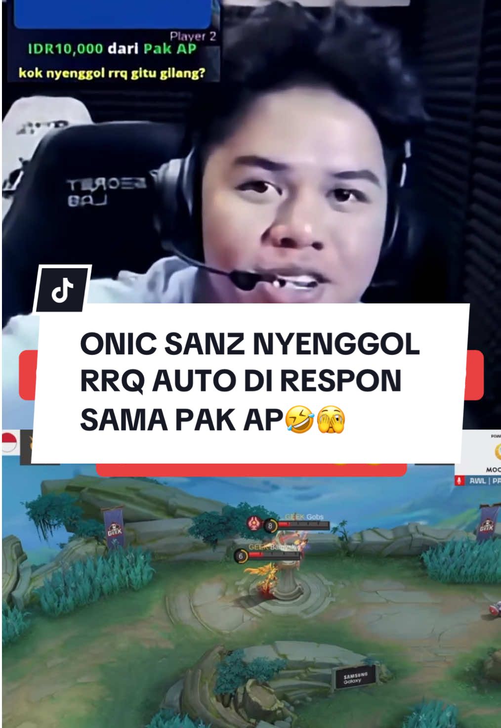 ppq nih suka nyenggol tp gamau di senggol🫣 #rrqhoshi #onicesport #MLBB #MobileLegendsBangBang #MerdekaMabar 