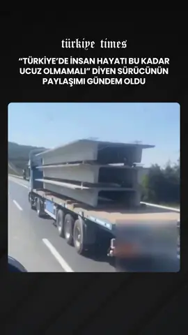 “Türkiye’de insan hayatı bu kadar ucuz olmamalı” diyen sürücünün paylaşımı gündem oldu. “Bilinçsiz taşıma nasıl yapılır, işte ispatı. Beton blokları yüklemiş araca, hiçbirini bağlamamış. Dorse açık, sağında solunda kapak da yok. Abi sen bu arabayla nasıl böyle gidebiliyorsun ya!” #haber #gündem #türkiye #keşfet 