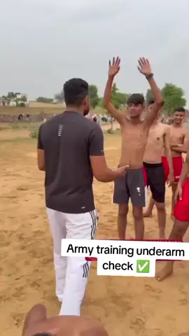 Army training underarm  check ✅ #army #armytraining #armylover #medicaltest 