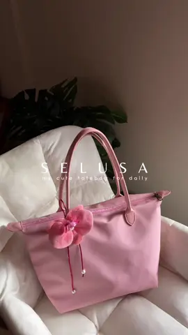 — chalk pink🩷 #selusa #totebag #selusabag 