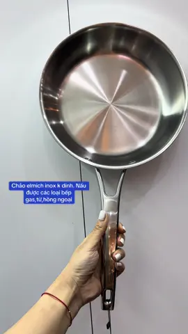 Chảo chống dính inox Elmich trimax nguyên khối nấu mê lắm ấy. Đủ sz 20-24-26 bếp nào cũng nấu được nhen#elmich #inox#chaochongdinh #xuhuongtiktok 