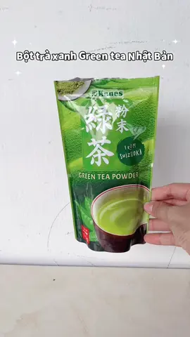 Bột trà xanh nguyên chất green tea Nhật Bản #bottraxanhnguyenchat 