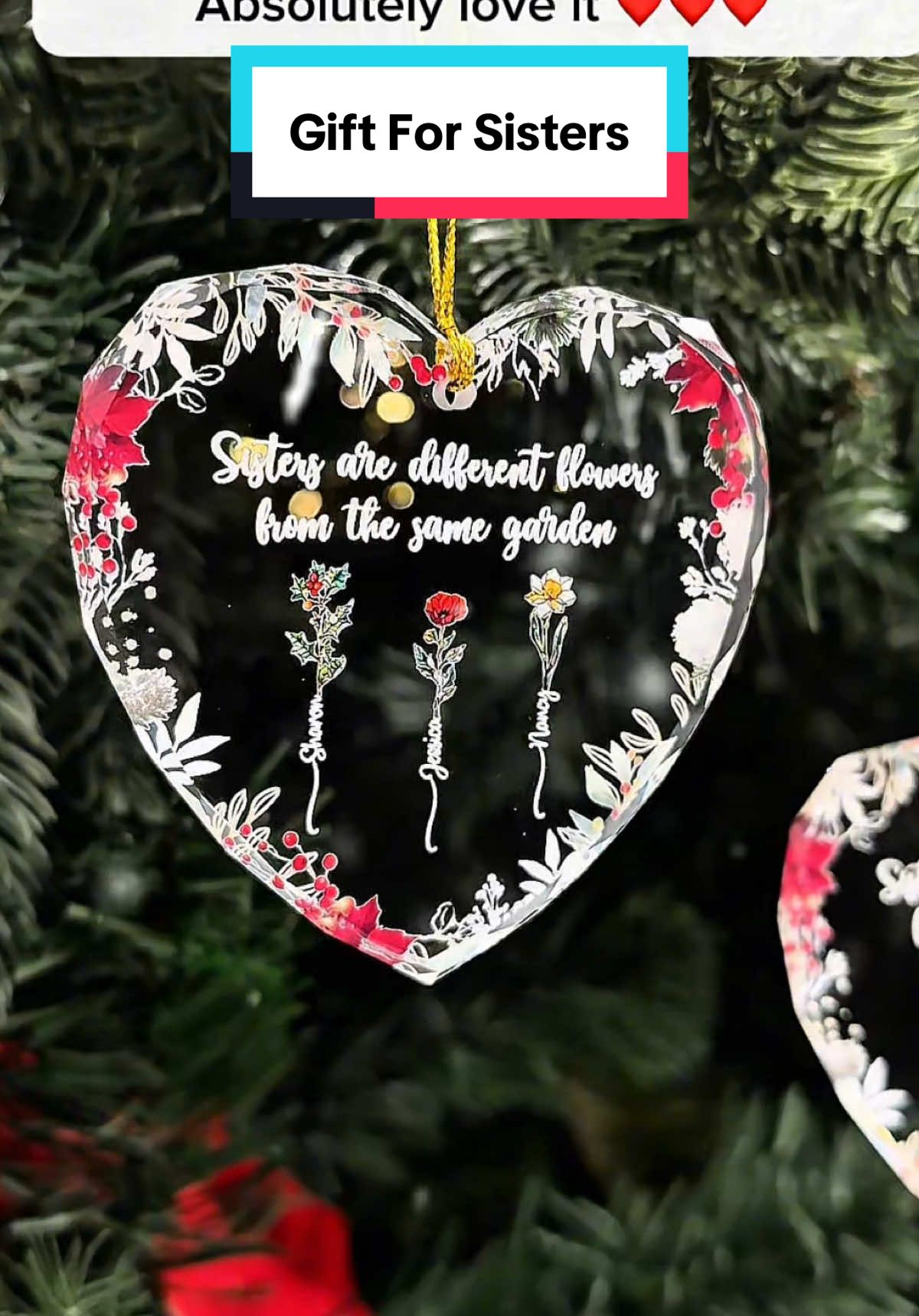 Not just an ornament, but a reminder of the ties that make us whole 🌼💗 #macorner #ornament #sisterhood #familybonds #giftforher