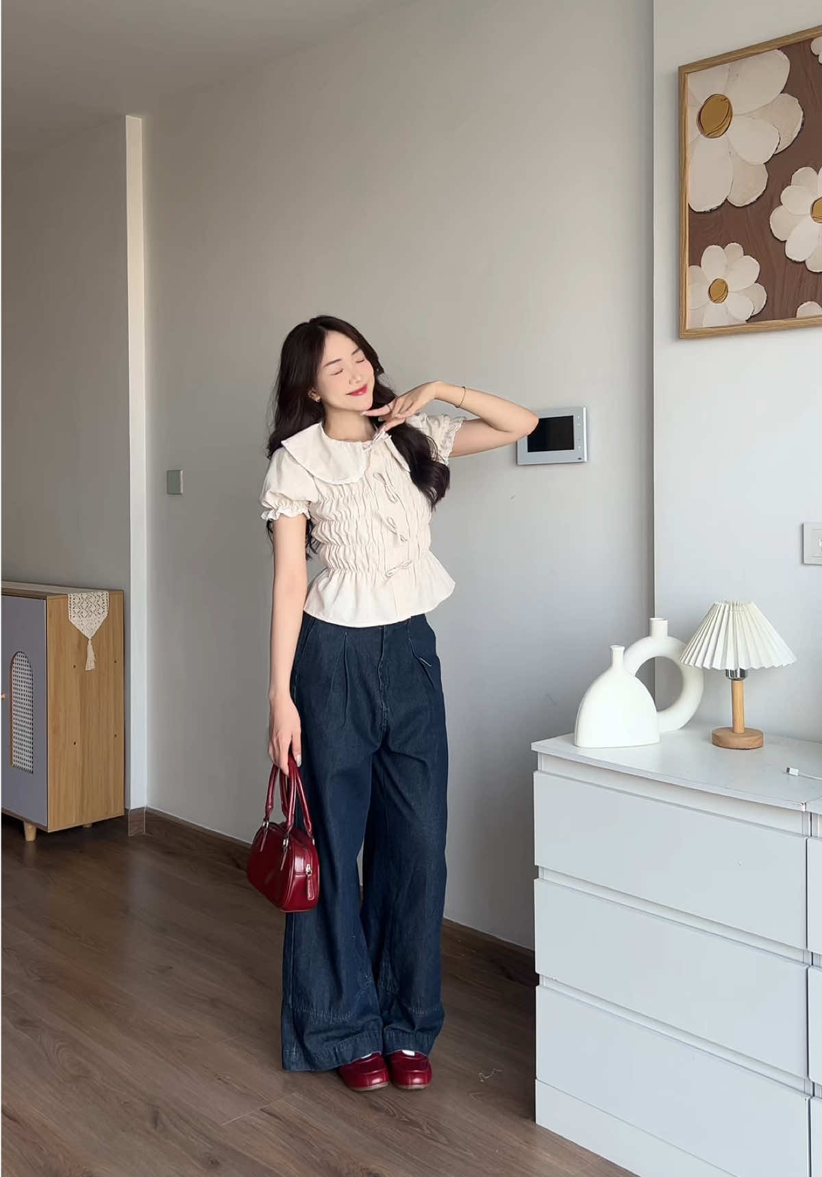 Áo điệu cho mùa thu ạkk ^^ @kimeehouse #fashion #outfit #OOTD #nimdayyy 