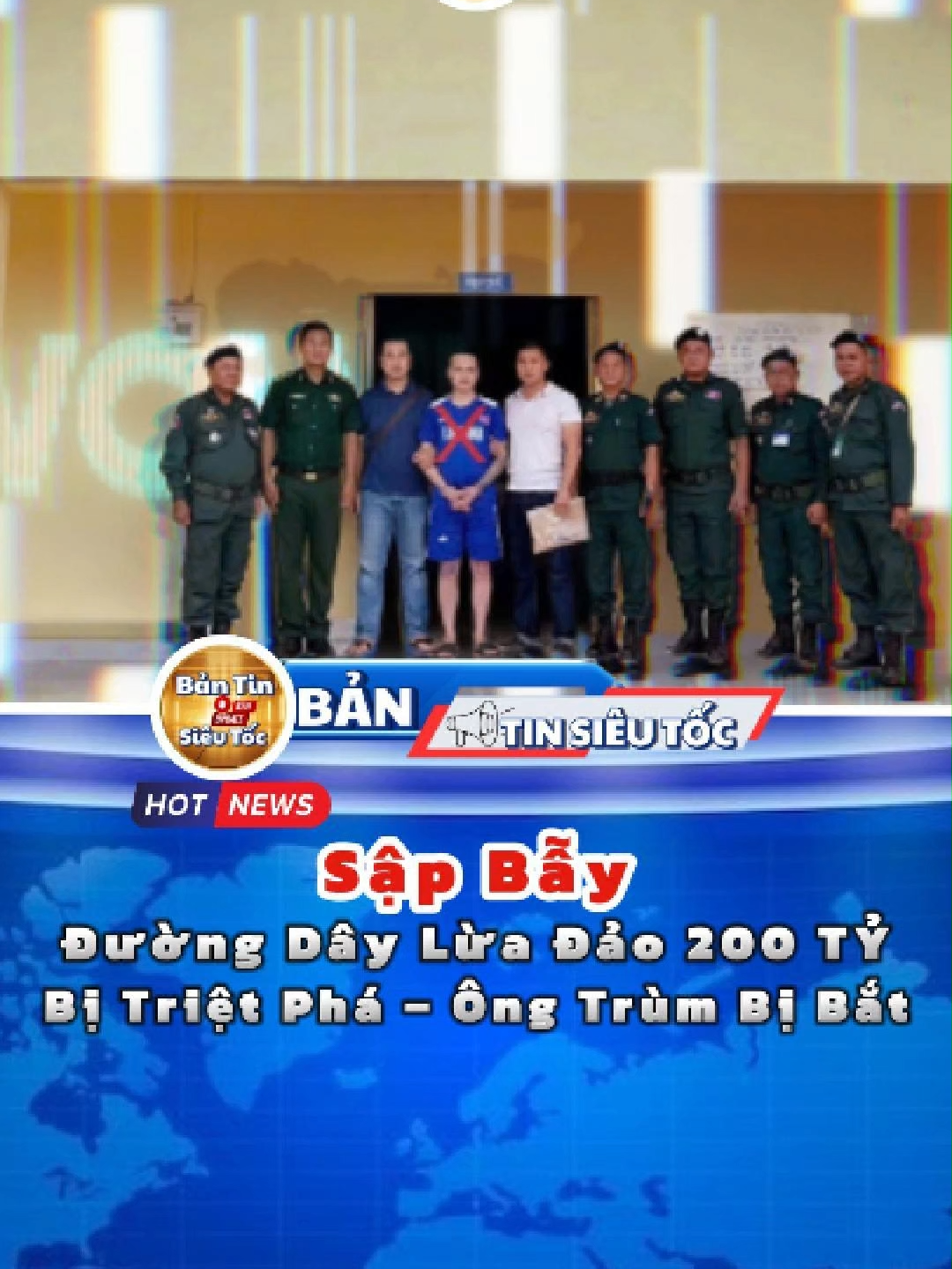 Bắt Ông Trùm Lừa Đảo 200 TỶ! – Giả Danh Công An, Trốn Sang Campuchia #tinnhanh #thoisu24h #60giayhomnay #tintuc