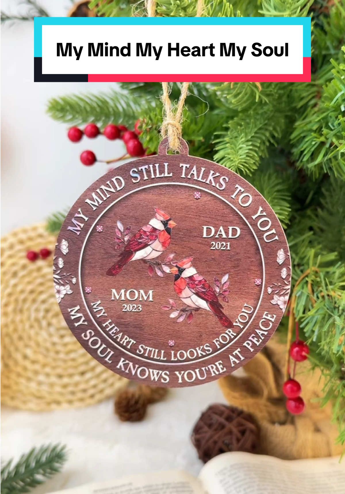 Find peace in knowing their soul is always near 🦋✨ #macorner #ornament #memorialgift #butterflylove