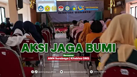 🌍✨AMN Surabaya untuk Bumi! ✨🌍 Bangga! 🎉 AMN Surabaya terpilih menjadi Penggerak Lingkungan dalam aksi Jaga Bumi Surabaya 2025 💚. Dengan inovasi budidaya magot, kami berkontribusi nyata dalam mengelola sampah organik sekaligus menjaga kelestarian bumi 🌱🐛. Mari bersama-sama kita rawat lingkungan, mulai dari langkah kecil yang berdampak besar! 🌿♻️ _________________ 📍Asrama Mahasiswa Nusantara Surabaya, Jl. Jemur Andayani No. 1 Siwalankerto, Wonocolo, Kota Surabaya, 60236 📲 Admin Humas AMN: 0821 4266 7945 📩 amn@upnjatim.ac.id 🌐 amnsurabaya.id #amnsurabaya #indonesia #nkri #anakbangsa #banggaamnsurabaya     