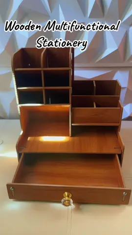 Wooden Multifunctional Stationery storage rack desktop pen holder office school stationery storage rack simple installation. #woodenstationery #stationery #storagerack #recommended #penholder 