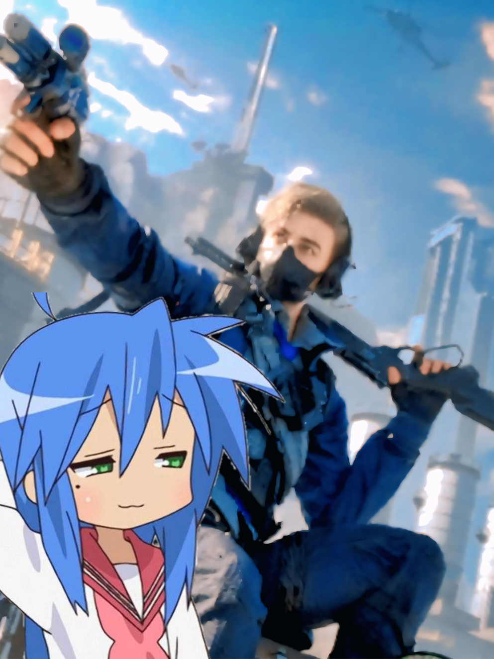 احلى اثنين كيوت شفتهم بحياتي 🌹💖😅  #anime #edit #garenadeltaforce #luckystar #gaming 