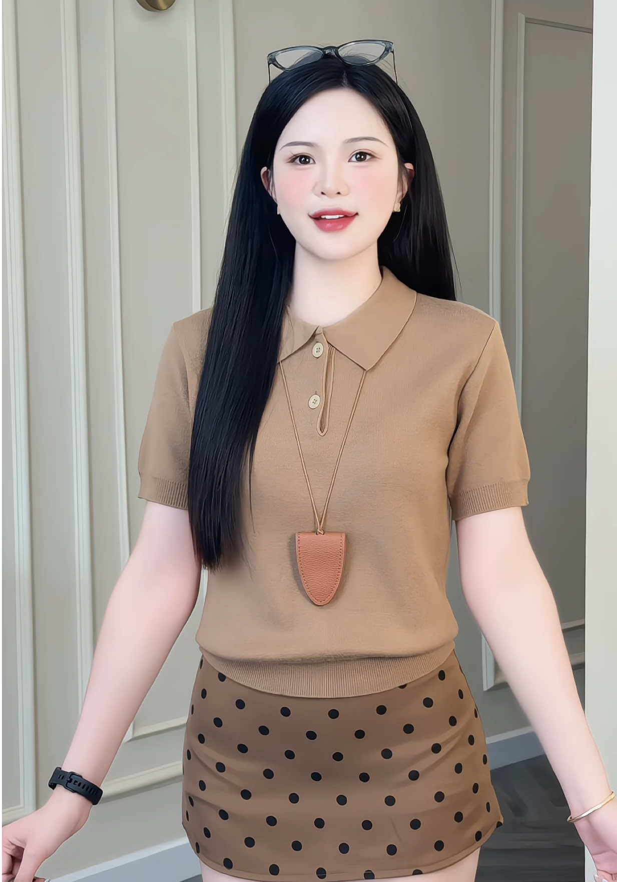 DELIZ - Áo polo cộc tay nữ #champhanreview 