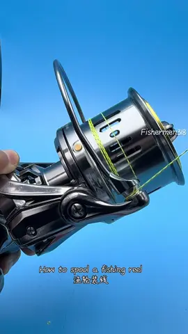 How to spool a fishing reel#fishing #angel #fishinglife #钓鱼 