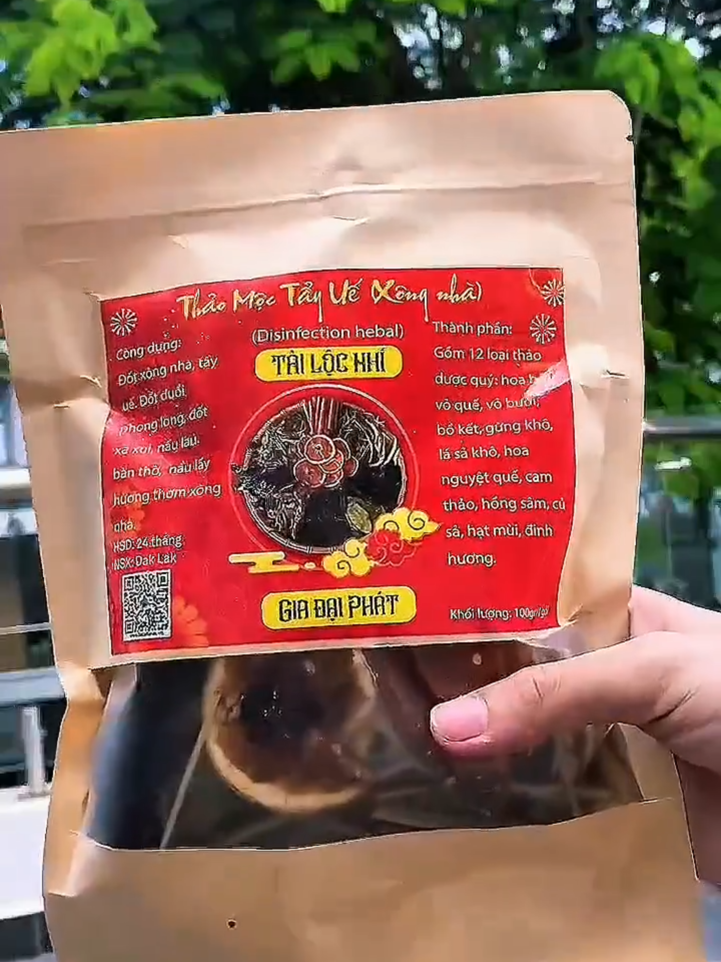 Gói Xông Thảo Mộc Thiên Nhiên - Tẩy Uế, Mang May Mắn ##xongthaomoc #ThienNhienChuaLanh #xongnha #SongAnYen #PhongThuyMayMan #PhongThuyTaiLoc #TinhTam #MayMan #AnYen #viral #capcut #xuhuong #fyb #viralvideo