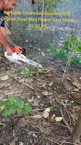 Portable Chainsaw Gasoline 070 Orginal Steel Mini Power Saw Metal 20 22 24 #PortableChainsaw #GasolineChainsaw #SteelChainsaw #MiniPowerSaw #MetalCutting 