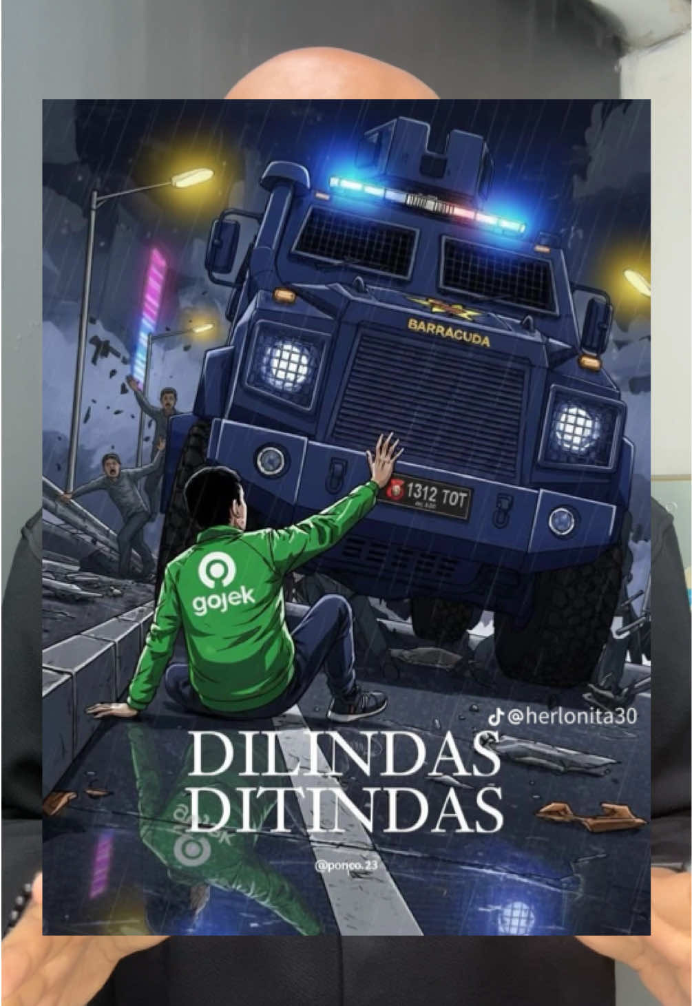 Affan Kurniawan, simbol perjuangan yang akan selalu di kenang 🥀 Media memberitakan terlindas, kita semua melihat videonya bahwa itu dilindas pak 🙏  Turut berduka Affan, Semoga diterima disisiNya Tidak hanya Ojol, semua masyarakat indonesia mendoakanmu 🙏  #affan #affankurniawan #ojol #demo #dpr 