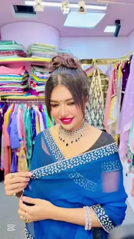 ছয় বছর থেকে শাড়ি পড়ি কখনো বিরক্ত হই নি #sanveesbytony 