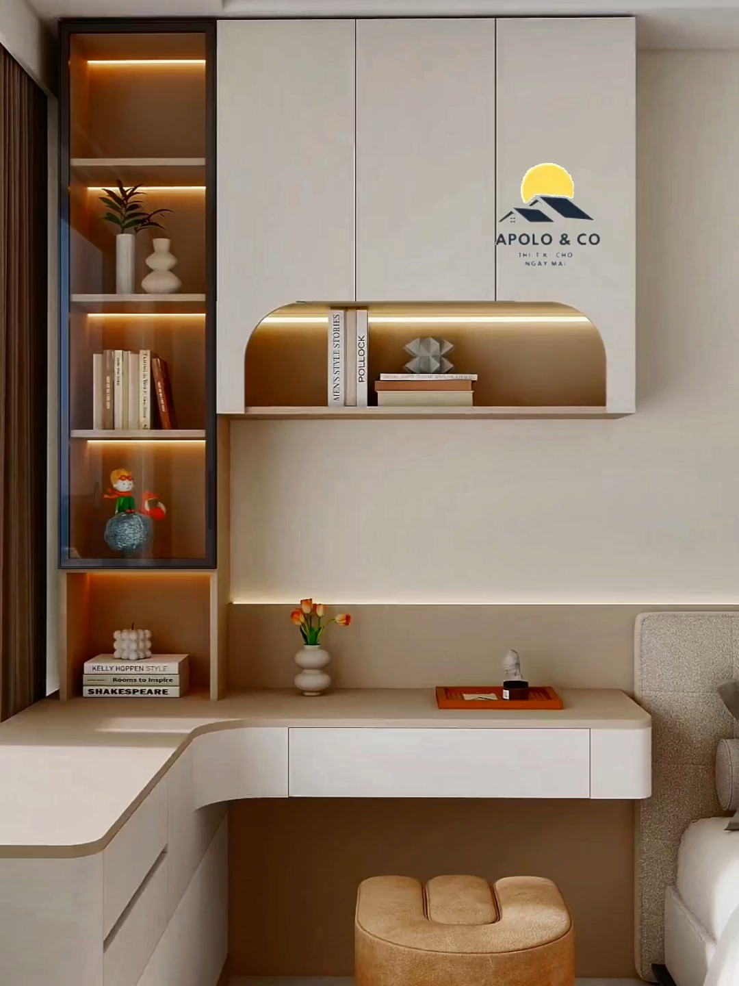 Bạn đang tìm kiếm bàn trang điểm kết hợp bàn làm việc ! hãy tham khảo mẫu này nha.#xuhuongtiktok #xuhuong #xh #thietkenoithat #thietkenhadep