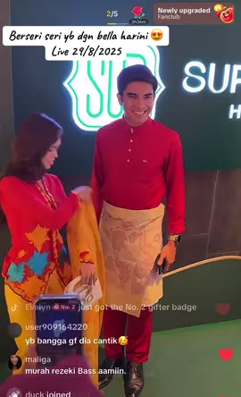 Berseri seri yb dgn bella harini ❤️ sama cantik sama padan bagai pinang dinelah dua❤️❤️ #bellaastillah #syedsaddiq #fyp #fyppppppppppppppppppppppp #fypシ゚ @Bella Astillah @Syed Saddiq 