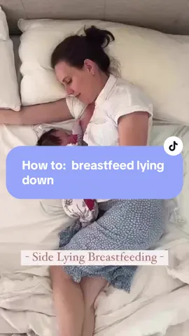 Pregnant and new mums (actually all mums) — you need to learn this ASAP! You know what’s a game changer? Breastfeeding lying down 🤱🏻 ✨Before I tell you why, FOLLOW @cocoonandcradle for more breastfeeding & sleep tips✨ So why do I love it so much?  One: you get more rest. Two: you get more rest. Three: you get more rest (are you sensing a theme? 😅). Here’s how 👇  🤱🏻 Place baby in the middle of a large bed  🤱🏻 Lie on your side (you’ll naturally fall into this protective C curve — how cool is that?!)  🤱🏻 Keep pillows away from baby  🤱🏻 Slide baby up or down so their nose is level with your nipple  🤱🏻 Keep your arm above but clear of baby’s head  🤱🏻 Roll baby onto their side and bring their hips close to yours (forming a little “V” shape together)  🤱🏻 Tummy to mummy always 💕  🤱🏻 Their chin should touch the breast first, nose at nipple height  🤱🏻 Feed away like the amazing mama you are! When you’re ready to change sides, either roll you and baby over together or lean forward to offer the second breast — whatever feels best for you. How do you feel about breastfeeding lying down? Tried it yet? Let me know below ⬇️ ✨PSA: If you love tips like this, you’ll love The Cocoon & Cradle Club - my community for mums who want rest, support, and breastfeeding + sleep guidance without the sleep training fluff. 💌 Doors open 1st-5th Sept! Head to the link in bio and get added to the waitlist so you don’t miss out. #ibclc #lactationconsultant #sleepwithoutsleeptraining #holisticsleepcoach  #newbornmama      