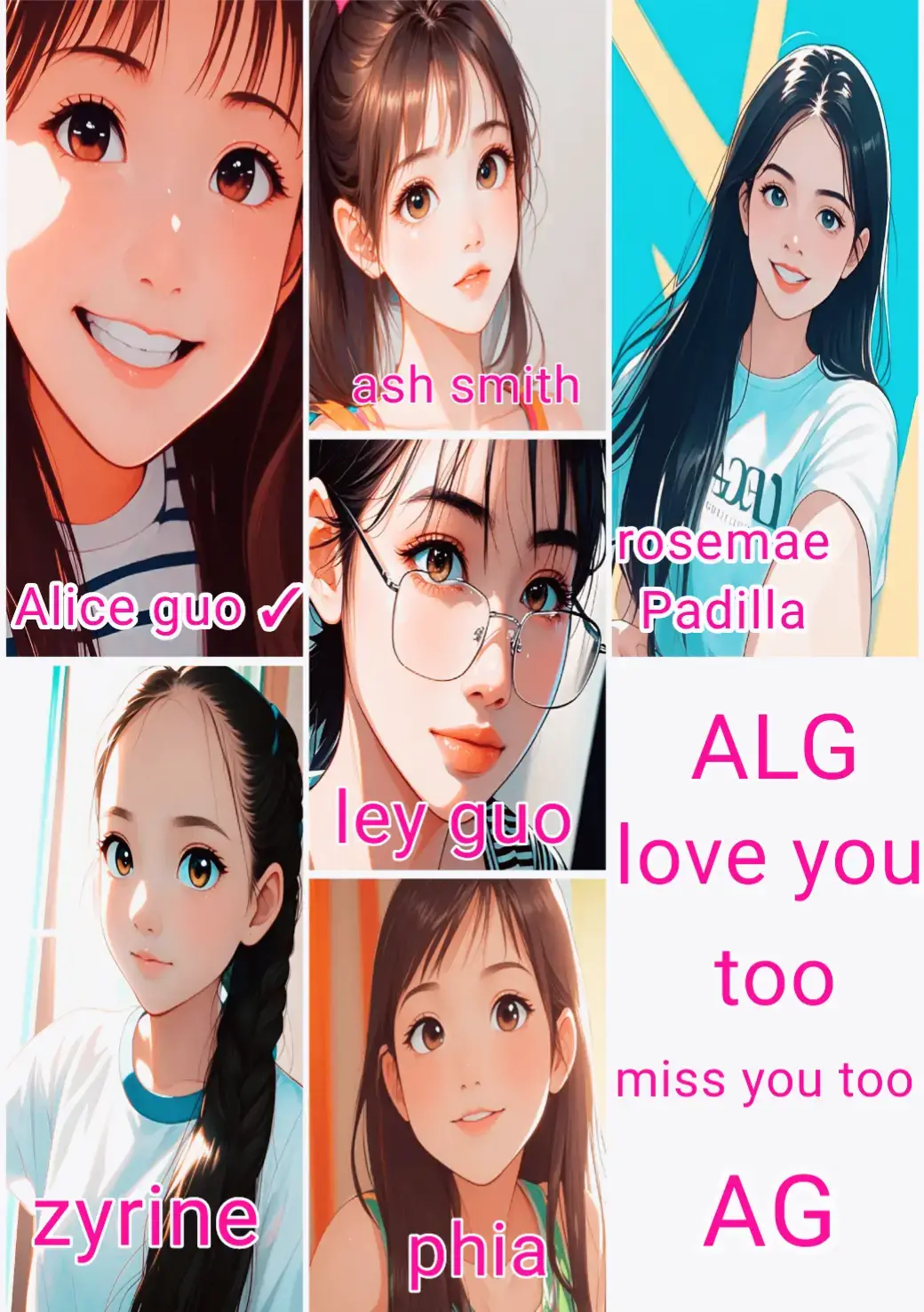 @rosemae Padilla @Alice Guo✓ @🎀🎀💋:-) Ash Smith:-) 🎀🎀💋 @aikeey @Hyolice @Almer Cangayo @AIS✨ @Alice Guo✔️ @AG💗 @ASHLY REBUJIO @AST🤟_DSM_TF_🐉LADY_DRAGON🐉 @Angusbeef @Althea 