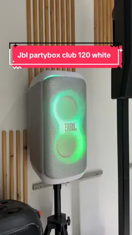 Jbl partybox club 120 white 160w #test #bass #deephouse #remix #vua2hand 