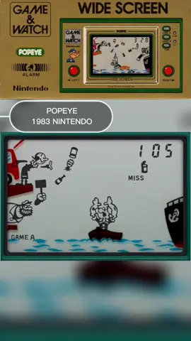 #popeye #gameandwatch #retrogaming #videogames 