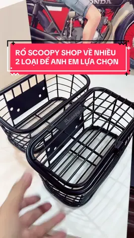 Rổ scoopy shop về nhiều nhé anh em ơi. #phukienxemay #phutungxemay #roscoopy 
