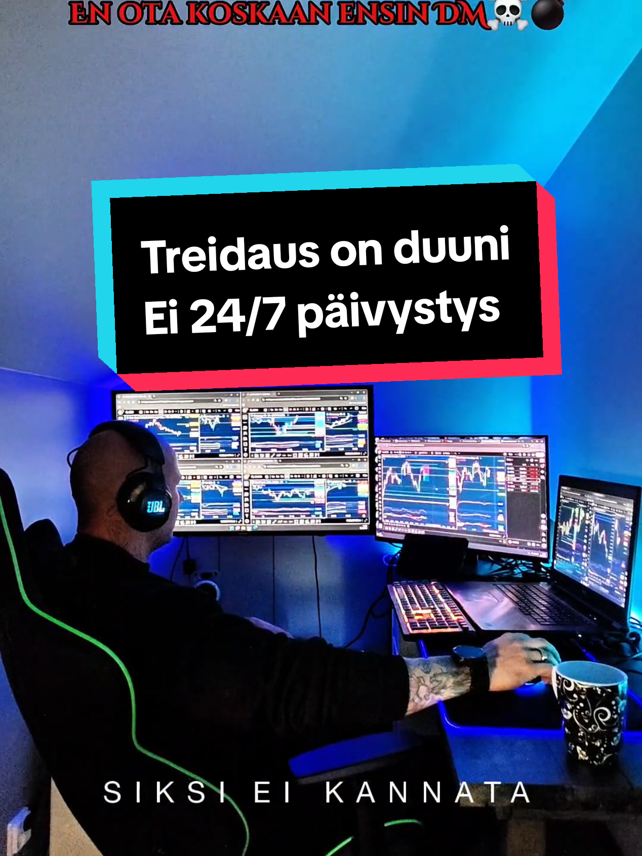 Treidaus on työ siinä missä mikä tahansa muukin ammatti #daytrading #treidaus #päivätreidaus 