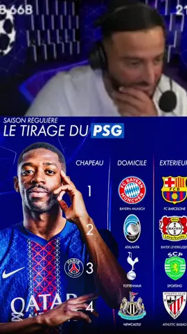 Tirage au sort PSG 😭😂#imigreparisien #liguedeschampions 