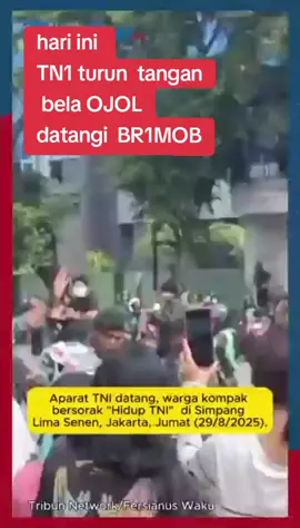TNI BELA RAKYAT #DEMO #OJOL #DPR #hariini #terbaru viral