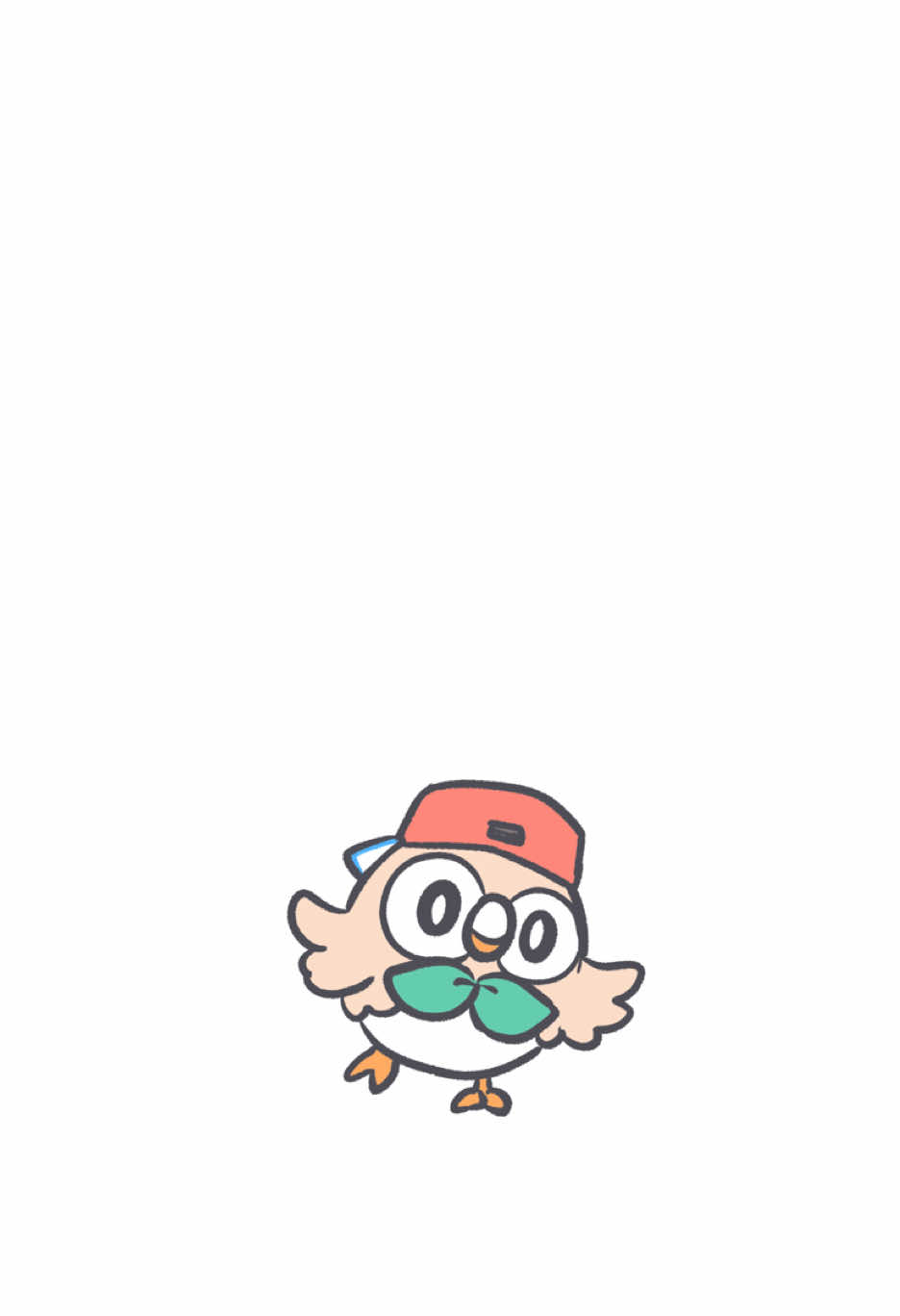 モクローとメルタンと #ポケモン #pokemon #イラスト #2danimation #モクロー 