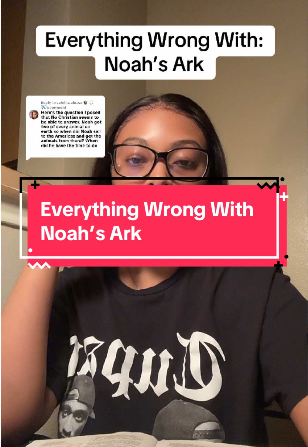 Replying to @sabrina.alease 📚 🎧 ✈️ None of it makes sense 🤦🏾‍♀️ #noahsark #deconstructingchristianity #thebible #exchristian #exchristiantiktok 