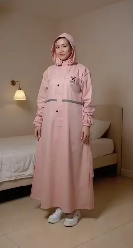 Jas Hujan Wanita Model Gamis Mantel Hujan Gamis jas hujan anti rembes, jas hujan tebal #jashujangamis 