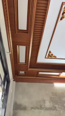 Mẫu trần nhựa nano giật 2 cấp giả 3 kết hợp phào chỉ ps#xuhuong #nọithatcaocap #noithatnhuavanvinh #75huế 