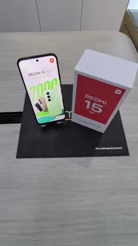 (NEW) 🔥Redmi 15 (5G) - Go for days , not hours. Massive 7000mAh battery. #XiaomiMalaysia #Redmi15 #xiaomi 