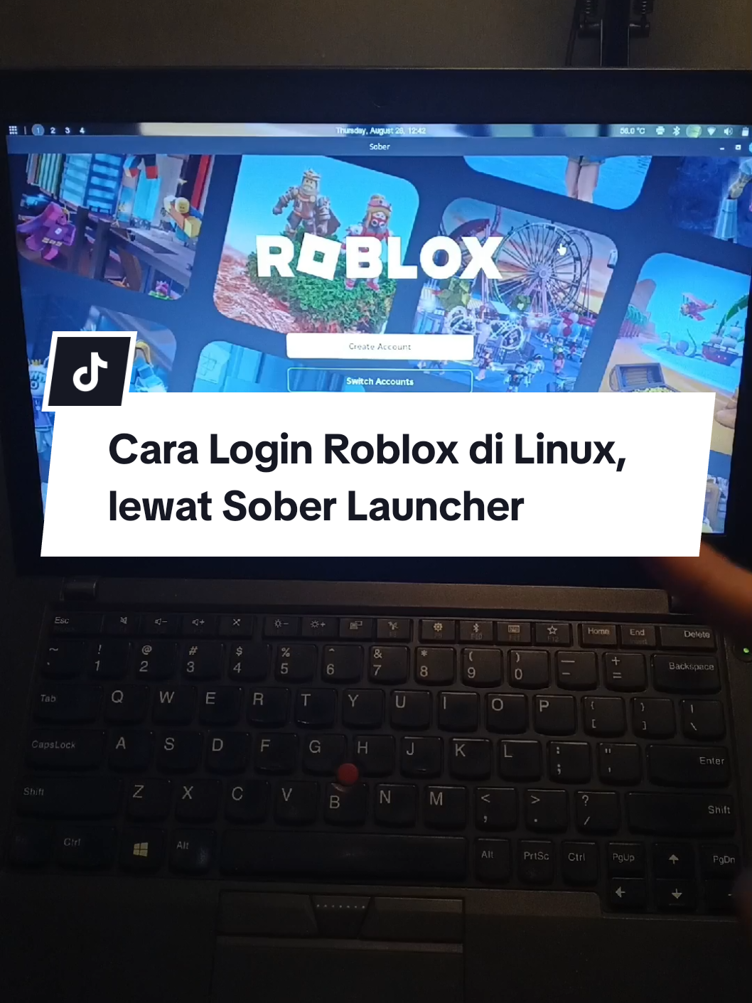 Kesusahan buat Login Roblox di Sober Launcher yang ada di Linux? kukasih tau caranya, yang pasti mudah, aman, dan cepat pastinya. - Like dan share video ini ke temen² kalian #GamingOnTikTok #fypage #fyp #linuxmint #linux #roblox #robloxfyp #sober #soberlauncher 