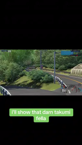 i’ll show him hwat a real car is #nascar #touge #initiald #racing 