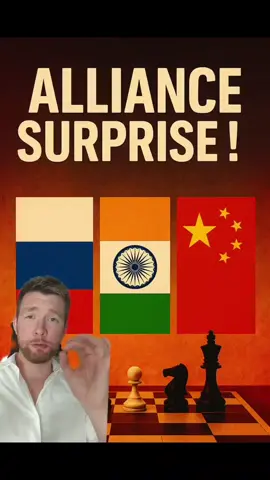 Alliance entre la Russie, l'Inde et la Chine. #russie #chine #inde #alliance #geopolitique 