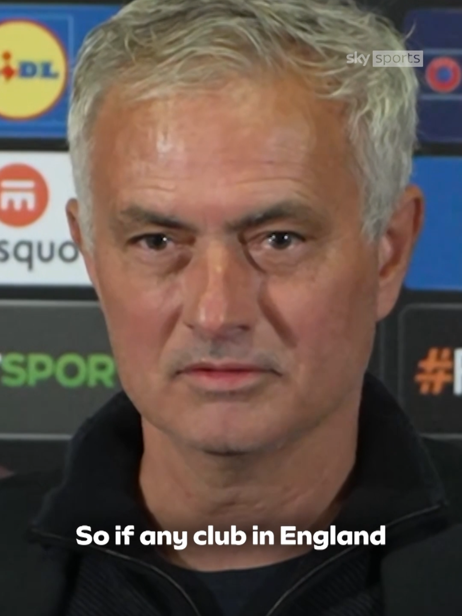 A reminder of what Jose Mourinho said last October regarding his next job in management... 👀 #footballtiktok #PremierLeague