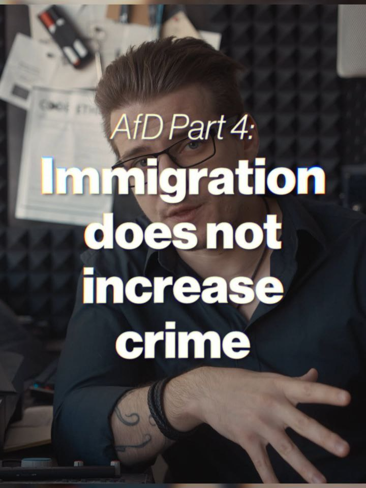 Immigration fearmongering is blown way out of proportion, and it's used to justify fascist rhetoric #politics #migrants #migration #germany #refugees #fyp #afd
