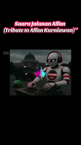 Suara Jalanan Affan  (Tribute to Affan Kurniawan)” Lagu ini adalah persembahan untuk Affan Kurniawan, yang menjadi korban saat kericuhan. Melalui rap-pop ini, kami menyuarakan duka sekaligus kritik kepada DPR dan penguasa negeri agar tidak melupakan suara rakyat. Semoga Affan tenang di sisi-Nya, dan semoga pesan ini menjadi pengingat bahwa darah rakyat bukanlah mainan. 💔 Untuk Affan, untuk kita semua. 🔥 Untuk keadilan, untuk perubahan. #AffanKurniawan #SuaraJalanan #TributeAffan #CexSound #SatireLagu 