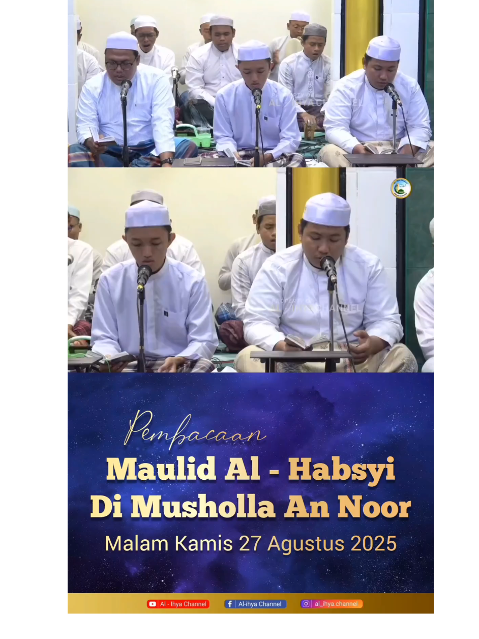 Pembacaan Maulid Al - Habsyi Rutin Setiap Malam Kamis Ba'da Sholat Maghrib Di Musholla An Noor Jl. Bir Ali Mandarahan RT O2 RW O1 Kelurahan Rantau Kanan Kecamatan Tapin Utara Kab.Tapin Kalimantan Selatan Bersama Grup Maulid Al - Ihya Mandarahan #pecintamaulidsekumpul #syairsekumpul #pecintamajelis #maulidalhabsyi #pecintamaulid 