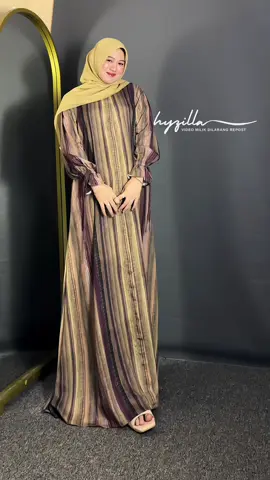 Membalas @faridaaa sll sukak model A-linee bikin jenjangg🤩🤎 #gamiskekinian #homedresskekinian #gamislebaran 